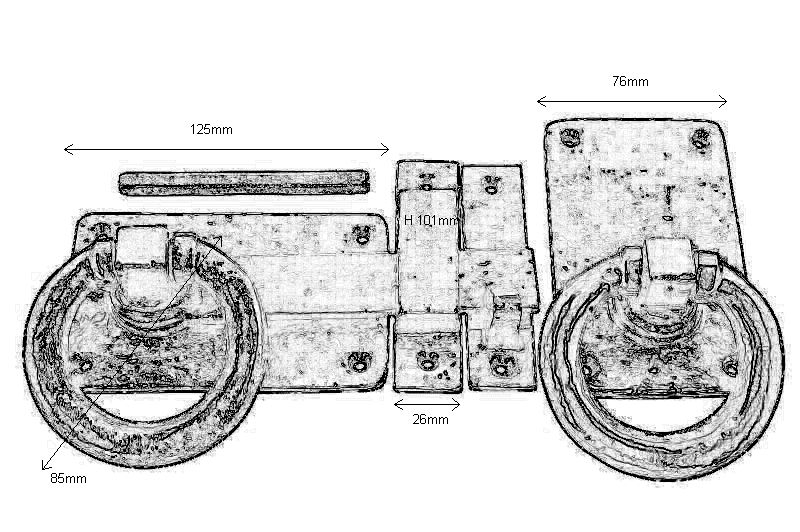 Poortslot ring technisch